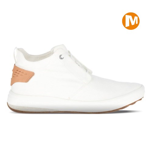 Merrell Gridway Mid Canvas Winterstiefel Herren Weiß [DE-DKFXL]